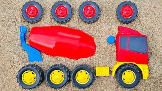 Find a Large Concrete Mixer Truck, Wobbling Truck, Backhoe Excavator, Telolet Bus, Train, Slender...