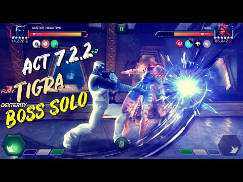 IN 45 HITS! Mister Negative NUKES Act 7.2.2 Tigra Boss! - Marvel Contest Of Champions