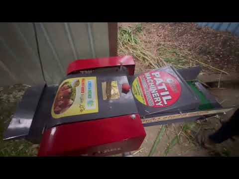 3-5 hp chaff cutter kutti motor machine, cutting capacity: 6...