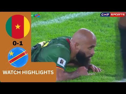 CAMEROON VS DR CONGO(0-1)-WORLD CUP PLAYOFFS-GOALS&HIGHLIGHTS