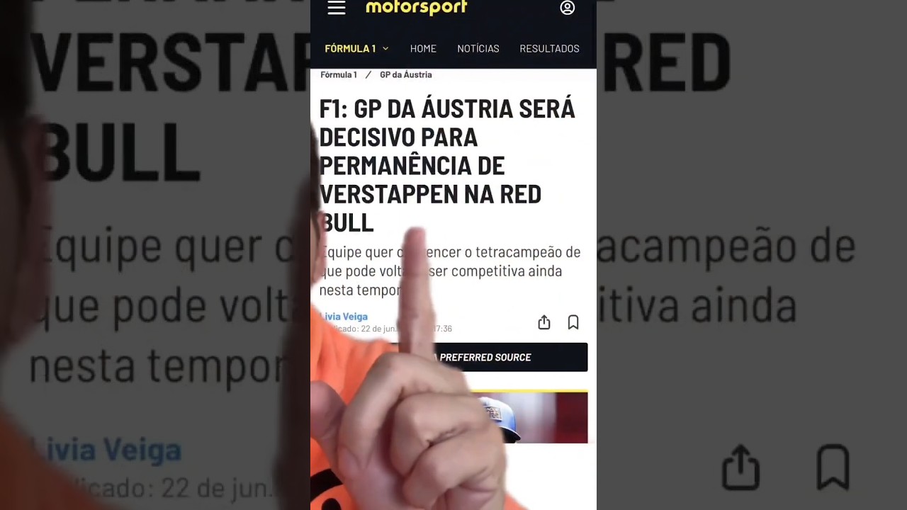 VERSTAPPEN de SAÍDA da RED BULL? GP da Áustria pode ser decisivo