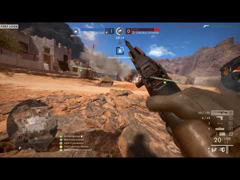 Battlefield1:Incursions 「King of The Hill:Sinai Desert Redux」プレイ動画