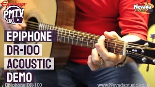 Epiphone DR-100 Acoustic Guitar Demo - Richie Stopforth @ PMT