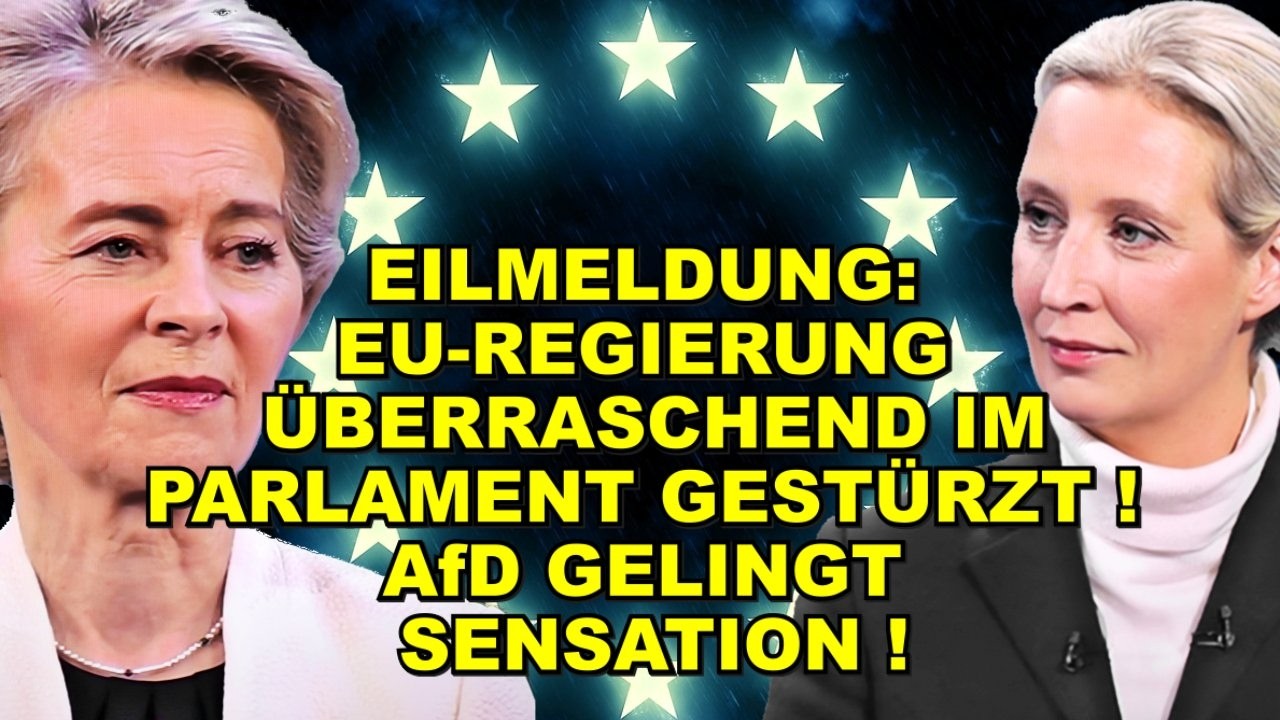 EIL: EU-Regierung GESTÜRZT! AfD-Sensation!