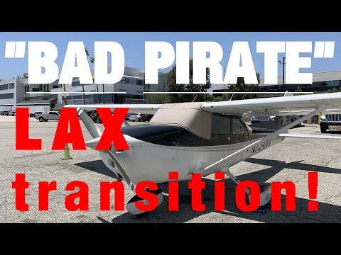 "BAD PIRATE" C172 - flying over one of the BUSIEST airports in the WORLD! Los Angeles to San Diego!