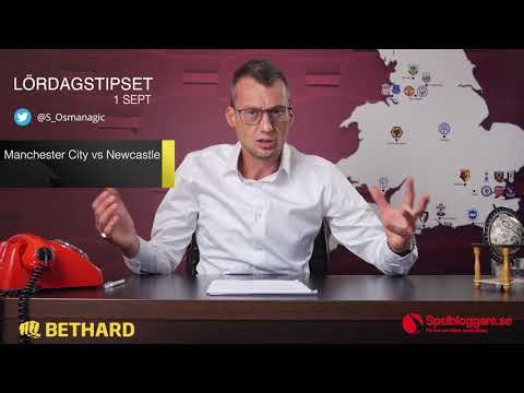 Speltips: Manchester City - Newcastle & Crystal Palace - Southampton 1/9