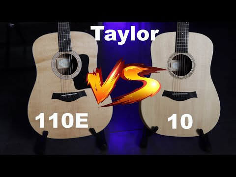 Taylor 110e VS  Taylor Academy 10  - Acoustic Battle  #6