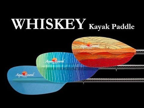 Aqua Bound Whiskey Fiberglass Bent Shaft 2-Piece Kayak Paddle video poster