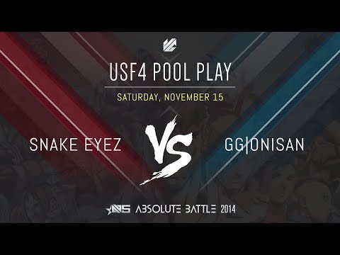 Absolute Battle 5 - Snake Eyez vs GG | Onisan (USF4)