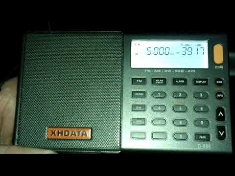 WWV & WWVH 5 MHz reception in Brisbane, Australia - 21st July 2018