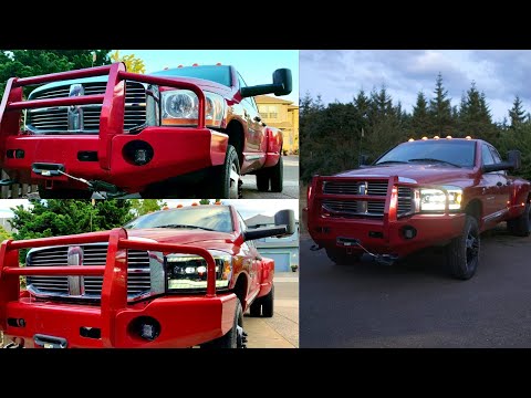 INCREDIBLE AlphaRex Nova Headlights! Ram 06-08 Cummins