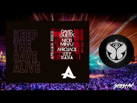 Mi Gente vs HDIYL vs Hey Mama vs Keep The Rave Alive (Afrojack Tomorrowland Mashup) [Sebstax Remake]