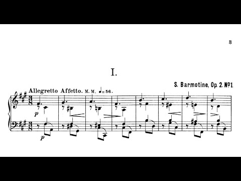 Semyon Barmotin - 3 Lieder ohne Worte, Op.2