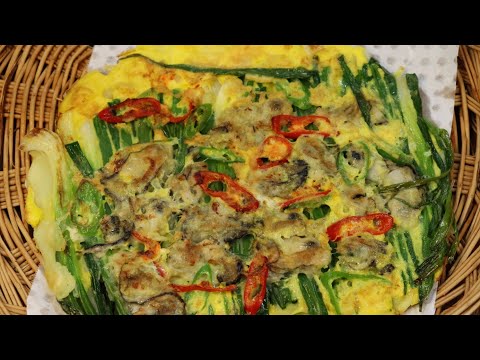 굴파전 만드는 법!! 막걸리 안주로도 일품인 굴파전 푸짐하고 맛있게 만들어 드세요~