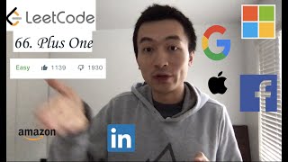 YouTube video 'LeetCode 66: Plus One - Interview Prep Ep 51'