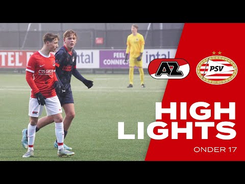 💥 𝗔 𝗰𝗿𝗮𝗰𝗸𝗲𝗿 𝗼𝗳 𝗮 𝗺𝗮𝘁𝗰𝗵! | Highlights AZ - PSV | Onder 17