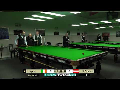 English Billiards 4 Nations - Vienna - Martin Schmidt (AUT) vs. Lloyd Myers (IRE)