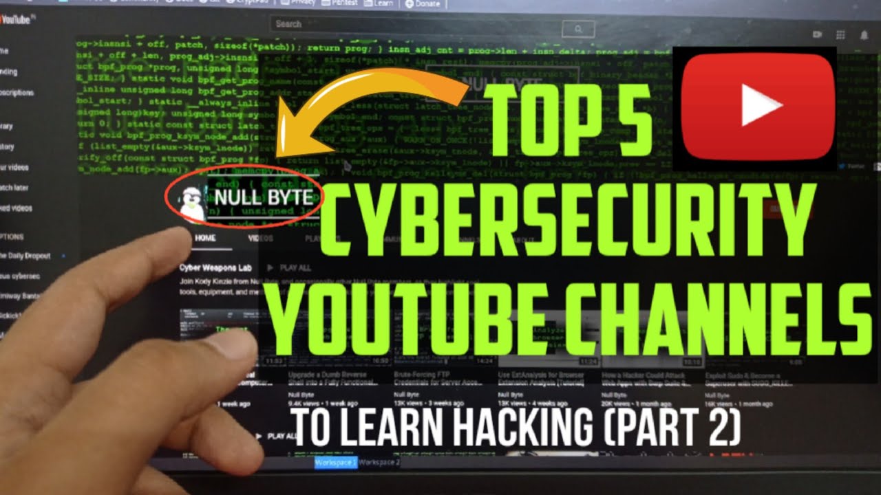Top 5 Youtube Channels to Learn Cyber Security/Penetration Testing [PART 2]