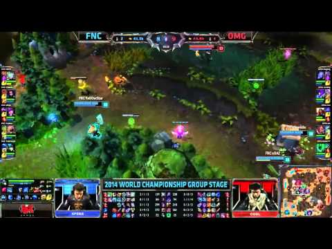 Fnatic vs OMG | D7G1 | Season 4 World Championship 2014