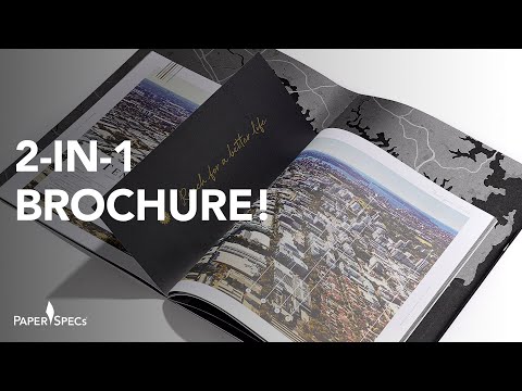 PaperSpecs.com | Paper Inspiration #389: Teneo Reversible Brochure