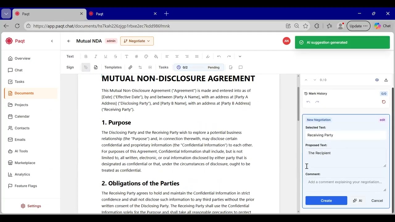 Paqt video preview