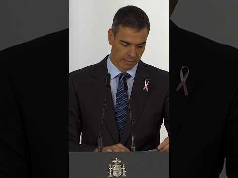 Sánchez manda un mensaje de apoyo a los afectados por la DANA ‘Adam’