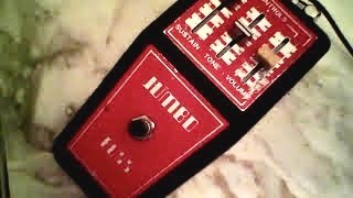 Video thumbnail for vintage Jen Jumbo Fuzz by Vintage Stompboxes