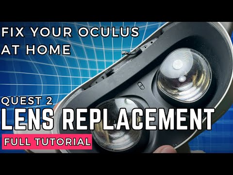 Part of a video titled Replace Damaged Lenses On Your Quest 2 - Easy DIY Repair Tutorial