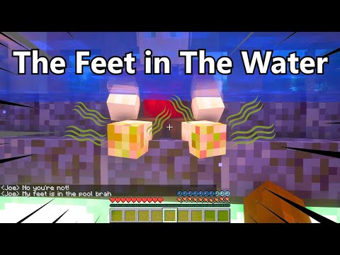 Types of People at The Pool Portrayed by Minecraft