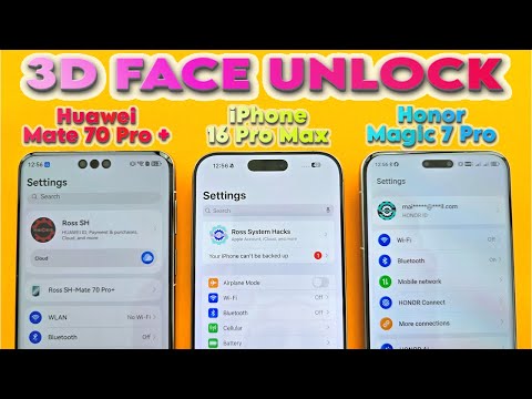 Part of a video titled iPhone 16 Pro vs Huawei Mate 70 Pro + vs Honor Magic 7 Pro - YouTube
