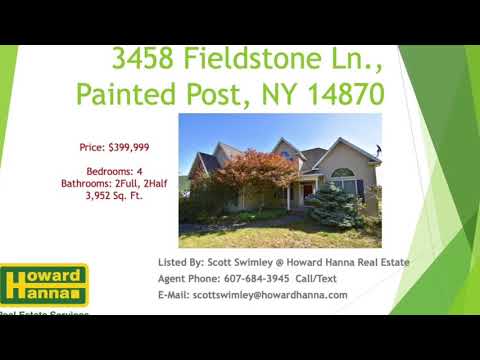 FOR SALE: 3458 Fieldstone Lane, Painted Post, NY 14870