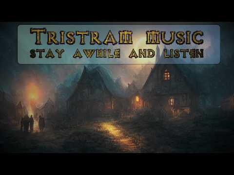 Diablo Tristram Music + Rain for Relaxation | 6 Hours of Nostalgic Ambience in Tristram