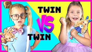 Download lagu Nerdy Twin VS Preppy Twin Makeover Party with Kin Tin! From Fail to Fix! mp3