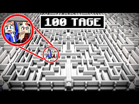 100 TAGE IN EINEM LABYRINTH ÜBERLEBEN!
