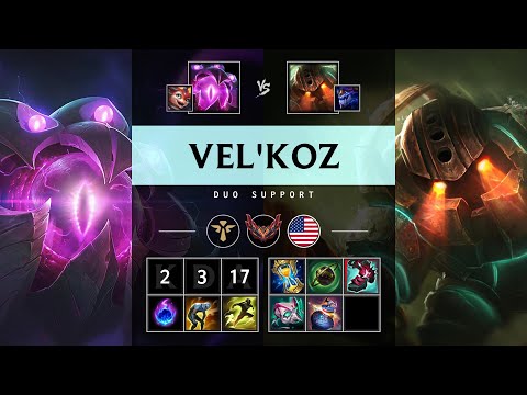 Vel'Koz Support vs Nautilus - NA Grandmaster Patch 25.17