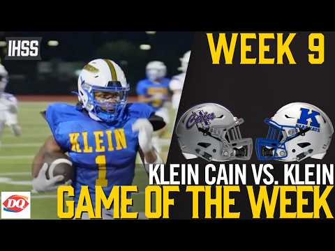 Klein Stays Perfect at 7-0, Tops Klein Cain 37-14 Behind Bryne Johnson's 3 TDs
