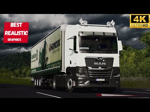 ETS2|4K|MAN TGX 2020 JBX/PNG/RESHADE TIMISOARA-RESITA