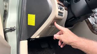 Subaru Outback Fusebox Location