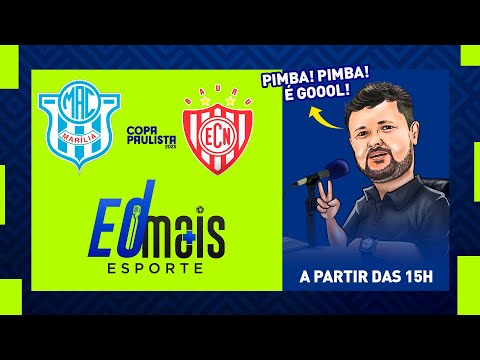 Marília 2x5 Noroeste - AO VIVO - 27/08/2023 - Copa Paulista