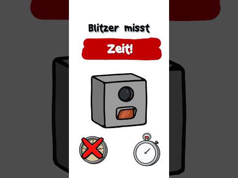 Blitzer messen gar nicht eure Geschwindigkeit