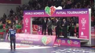 preview picture of video '3º Mundial Futsal Feminino: Cerimónia Entrega de Prémios às Seleções'