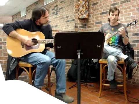 doug rainey and rowdy johnson -  live acoustic jam [ shooting star -cover tune ]