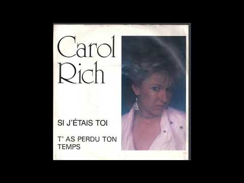 Carol Rich - T'as perdu ton temps (synth pop, Switzerland 1986)