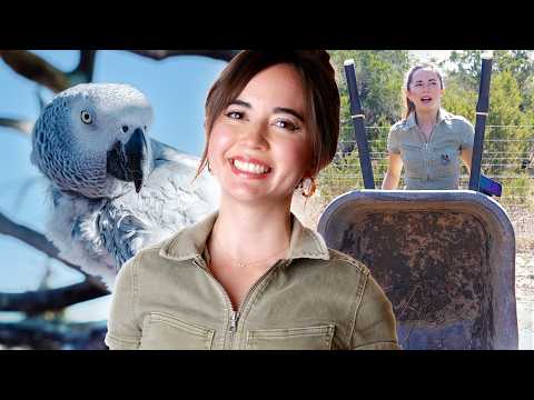 Maya Does a Day of Animal Care at Our Animal Sanctuary