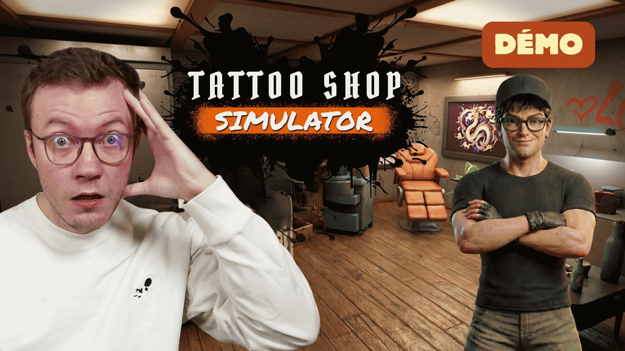 Tattoo Shop Simulator — Tattoo Shop Simulator : J'ouvre mon salon de tatouage ! Démo