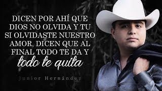 (LETRA) ¨INTOCABLE¨ - Junior Hernández (Lyric Video)