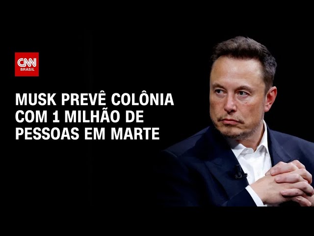 Empresa de Musk prevê transporte para Lua e Marte | AGORA CNN