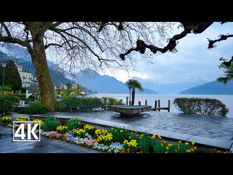 Switzerland 🇨🇭 Weggis, tranquillity and relaxation in front of a beautiful lake & mountain panorama