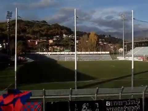 settore ospiti catanesi. Lupa castelli romani - Catania 28/11/2015