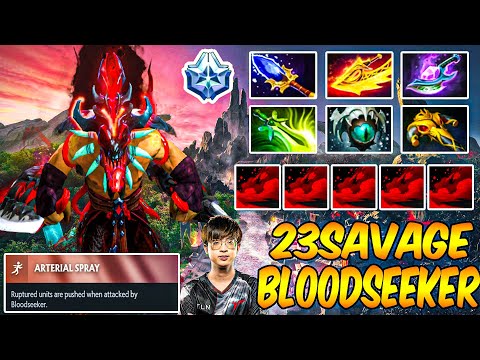23Savage Bloodseeker The Power Of Aghanim 26 Kills - Dota 2 Pro Gameplay